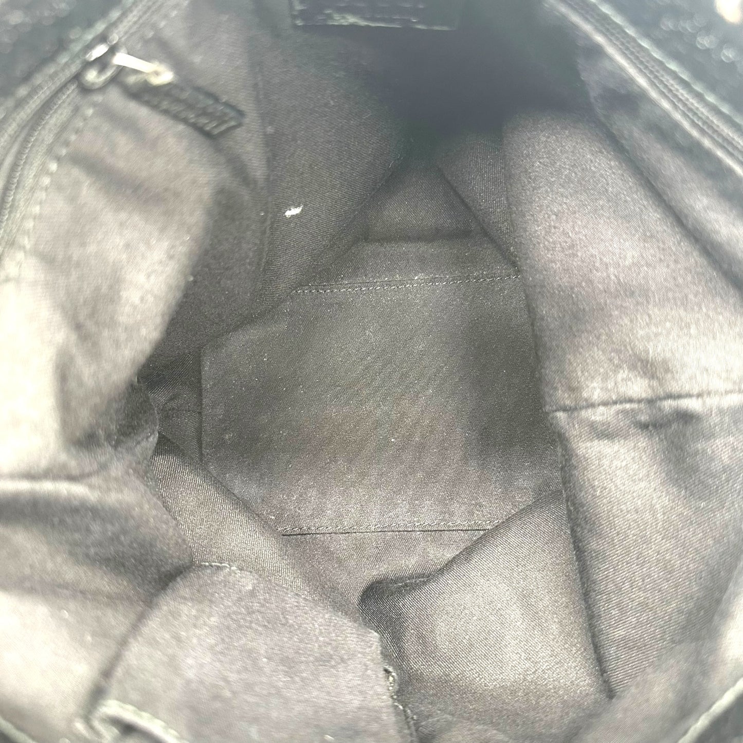 Gucci Black Monogram Mini Tote Bag
