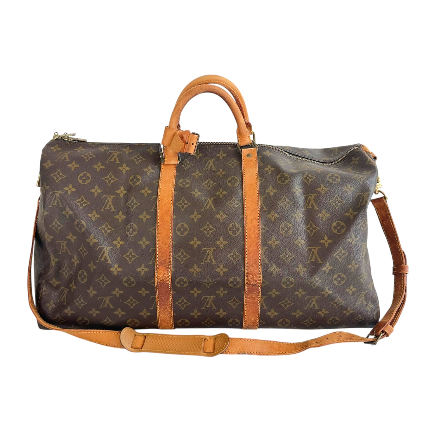Louis Vuitton Monogram Bandouliere 55 Duffle Bag - Outfit Repeater