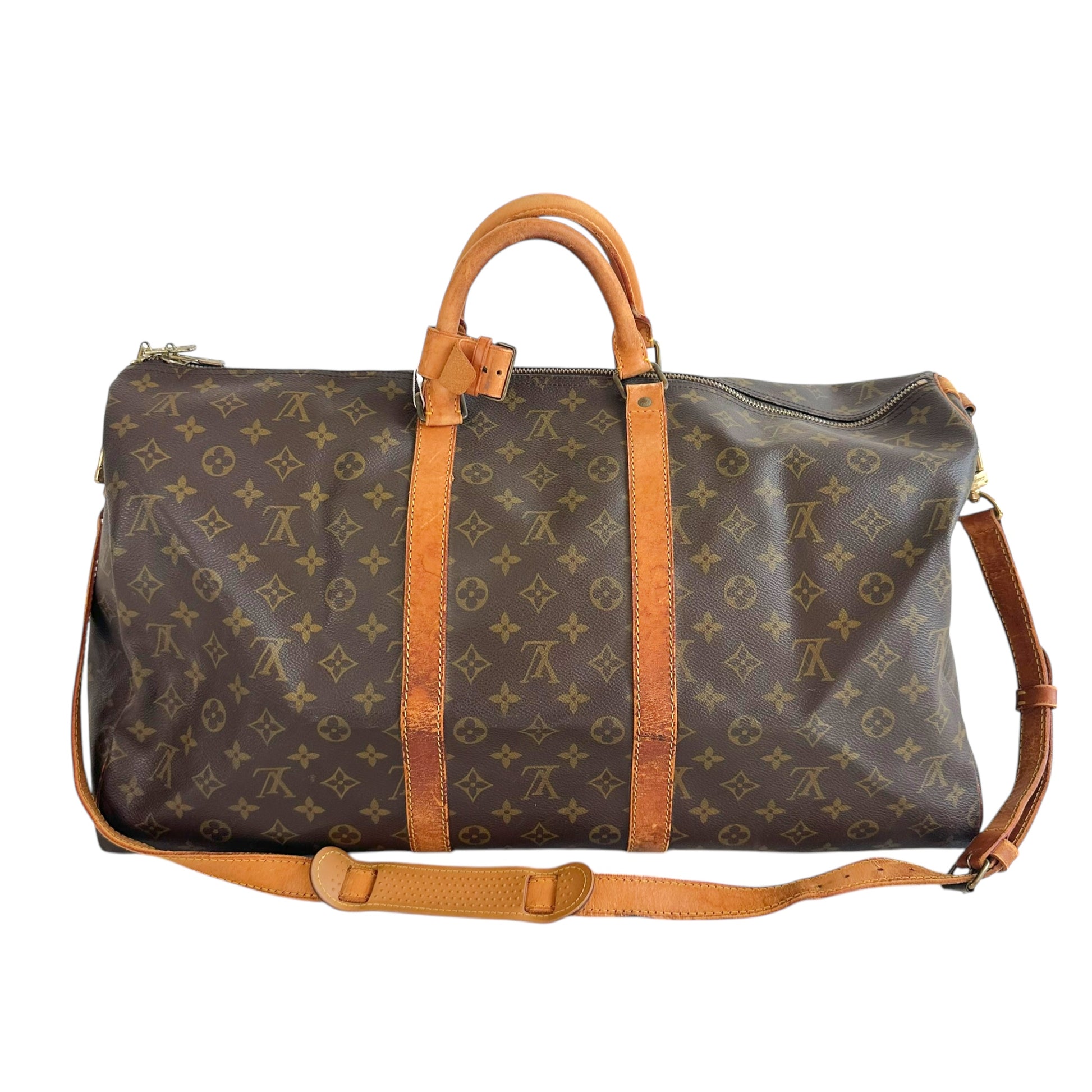 Louis Vuitton Monogram Bandouliere 55 Duffle Bag - Outfit Repeater