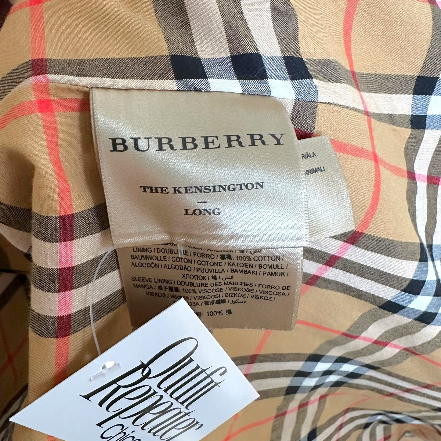 Burberry Beige Classic Trench Coat