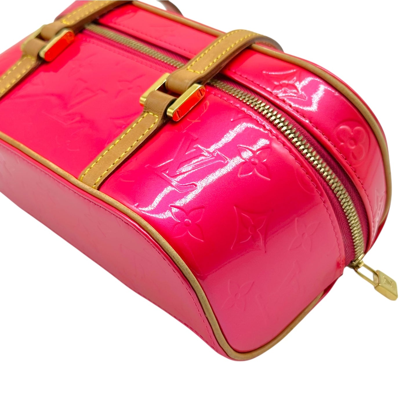 Louis Vuitton Hot Pink Vernis Monogram East-West Vanity Bag