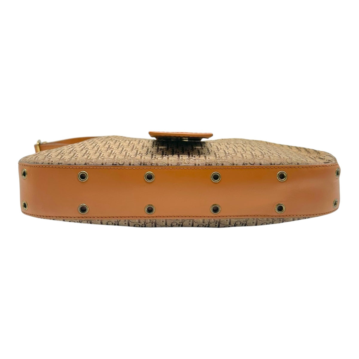 Christian Dior Trotter Monogram Tan Shoulder Bag
