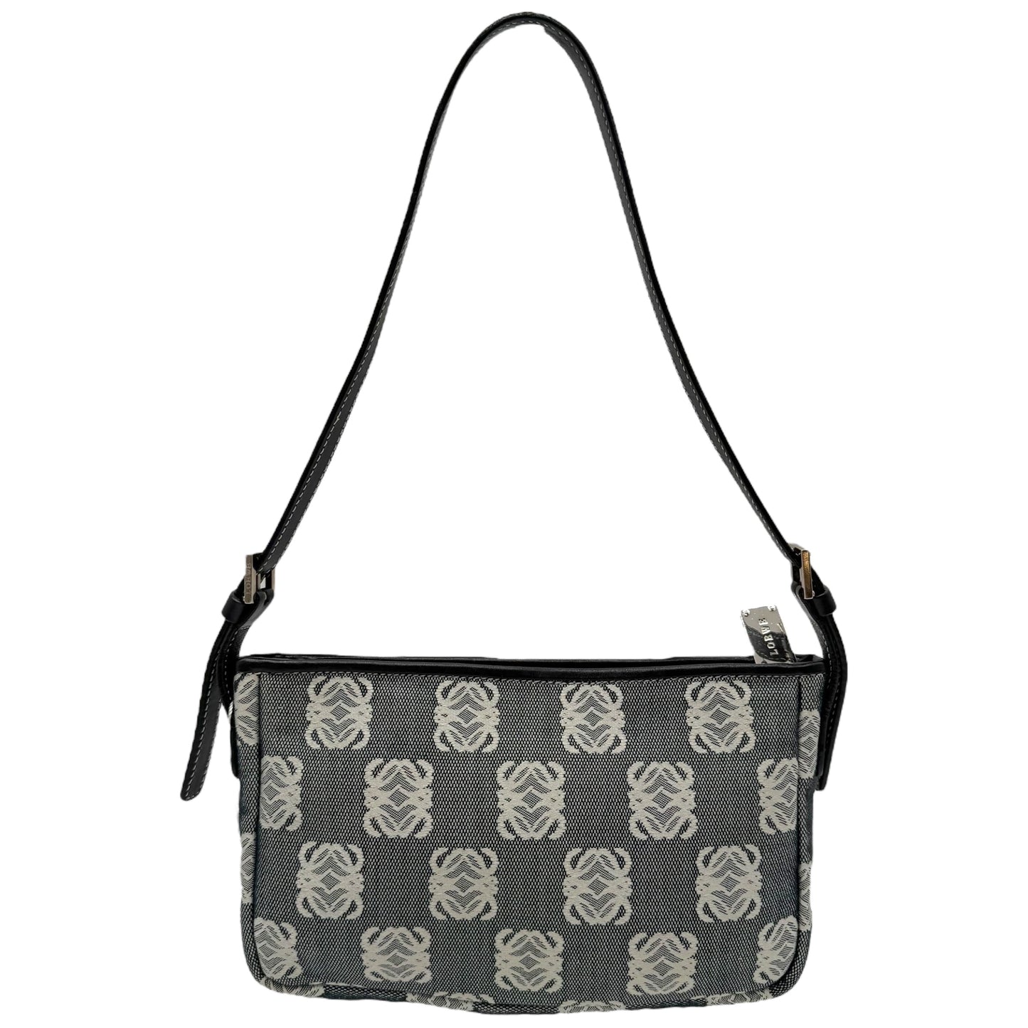 Loewe Navy Blue Anagram Monogram Pochette Bag - Outfit Repeater