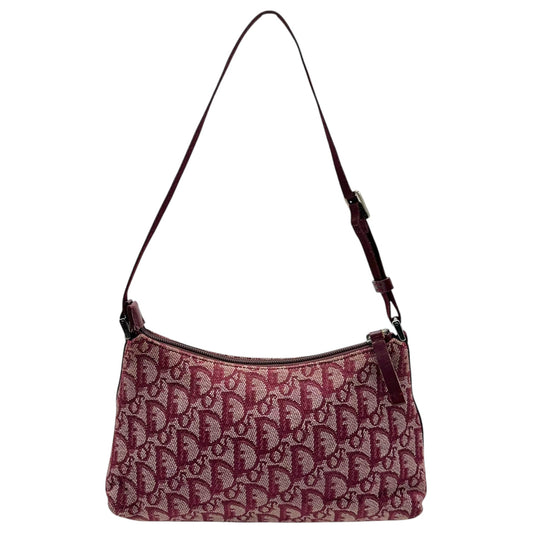Christian Dior Red Trotter Monogram Shoulder Pochette Bag - Outfit Repeater
