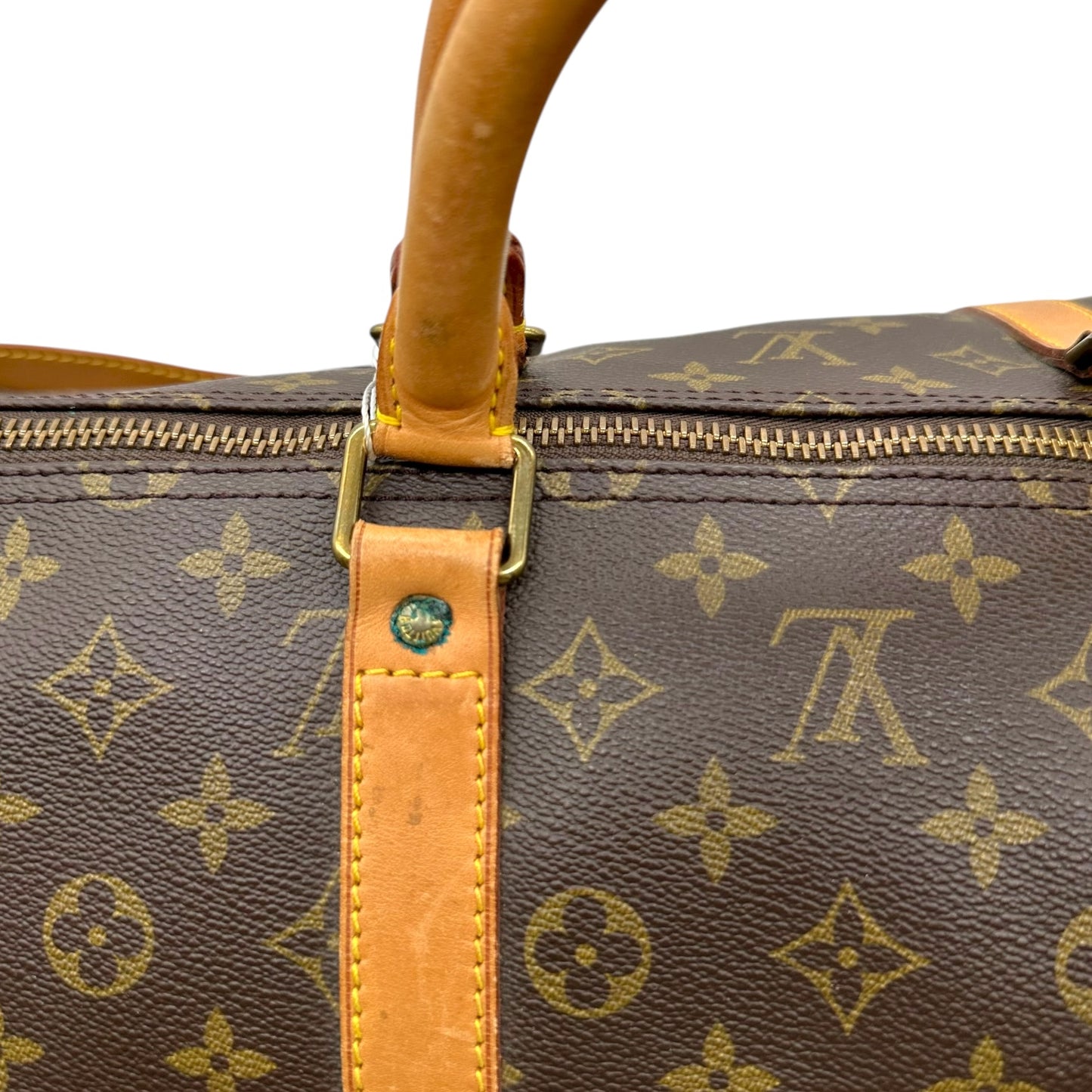 Louis Vuitton Classic Monogram Bandouliere 55 Duffle Bag