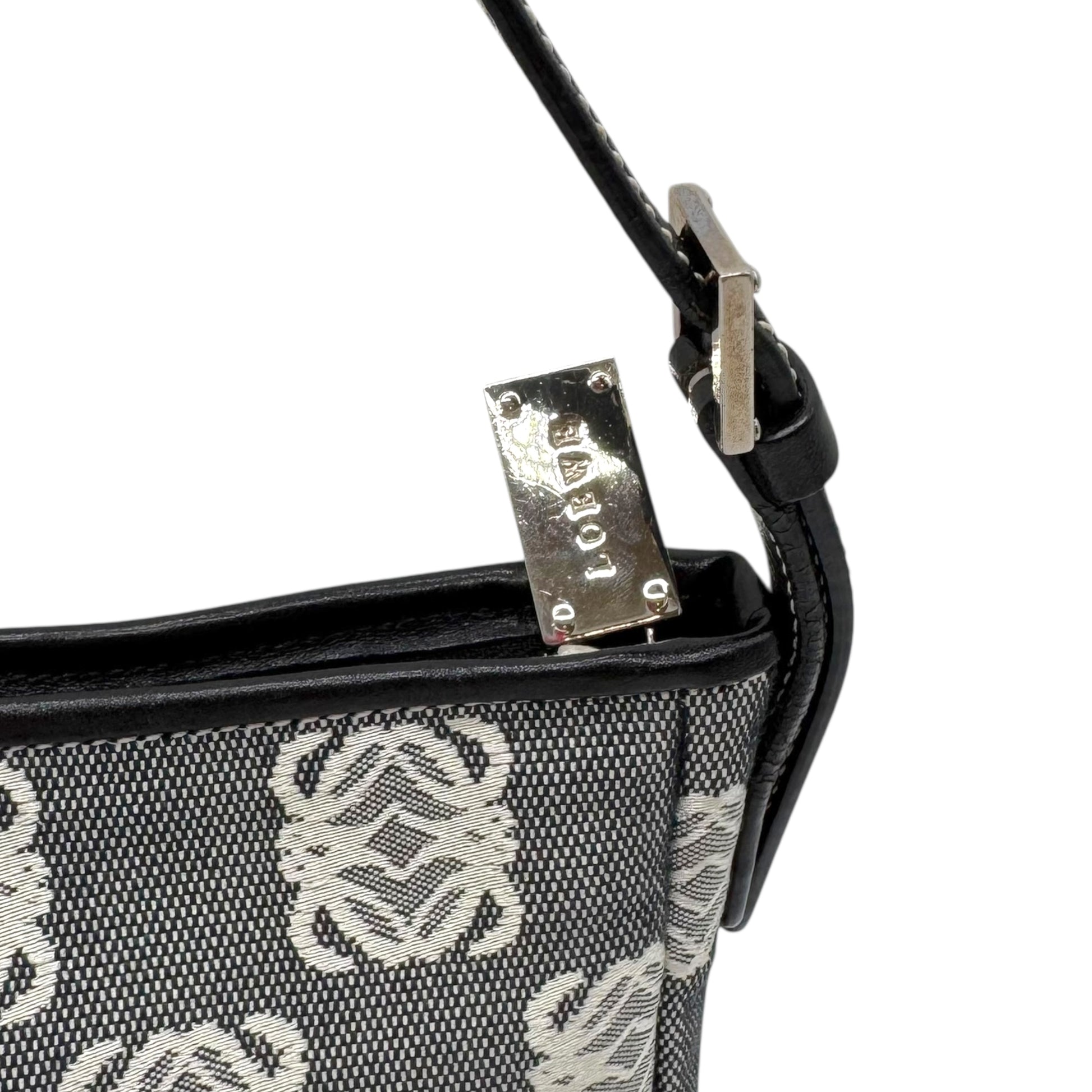 Loewe Navy Blue Anagram Monogram Pochette Bag - Outfit Repeater