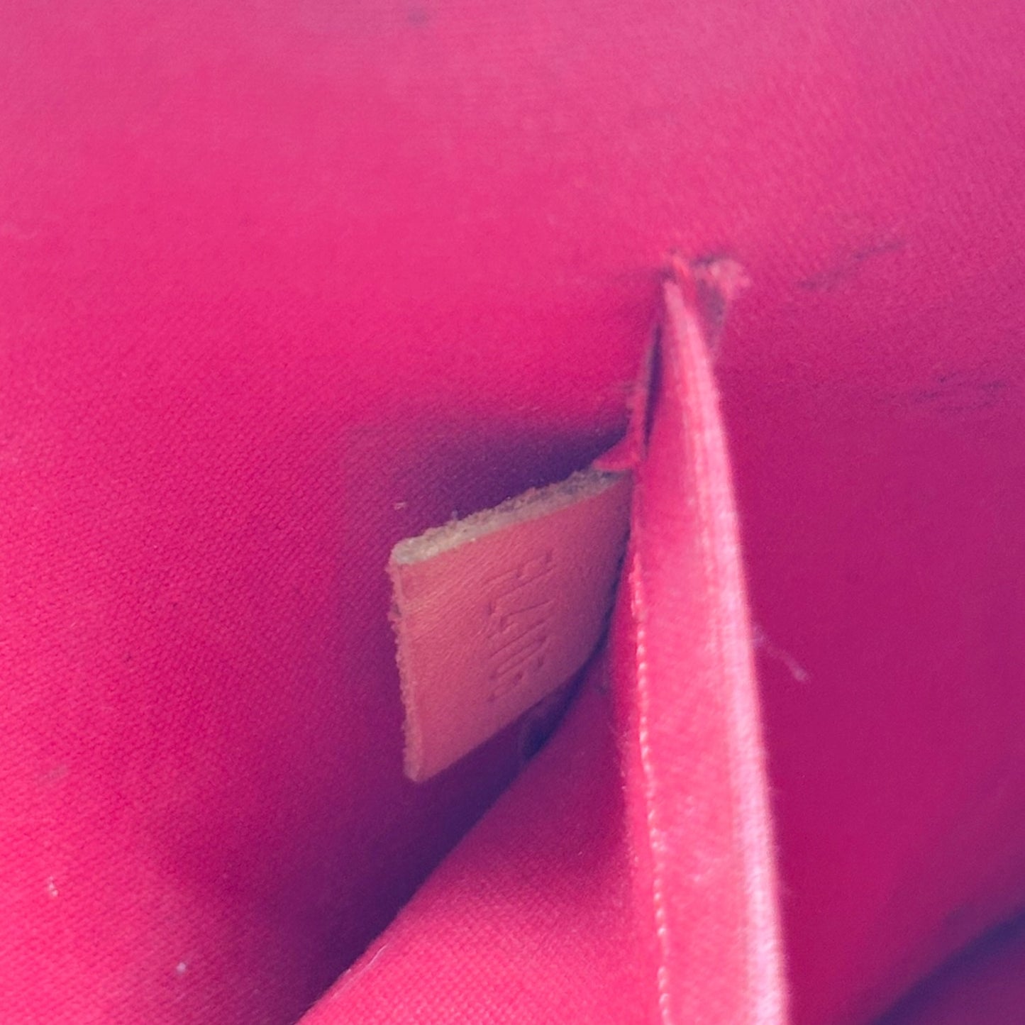 Louis Vuitton Red Patent Vernis Monogram Alma BB 2-Way Bag