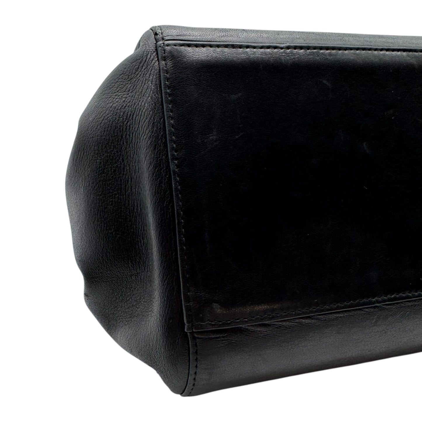 Chanel Black Lambskin Chocolate Bar Accordion Flap Bag 2000-02 - Outfit Repeater