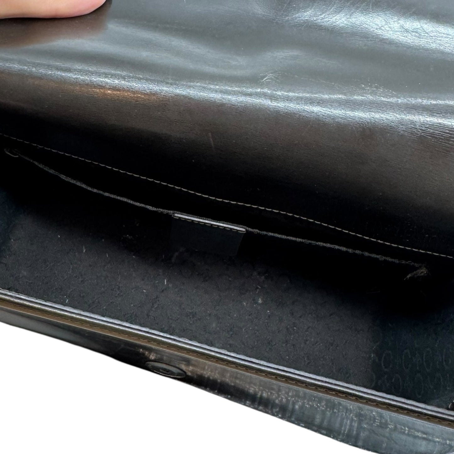 Celine Black & Ivory Ponyhair Shoulder Bag