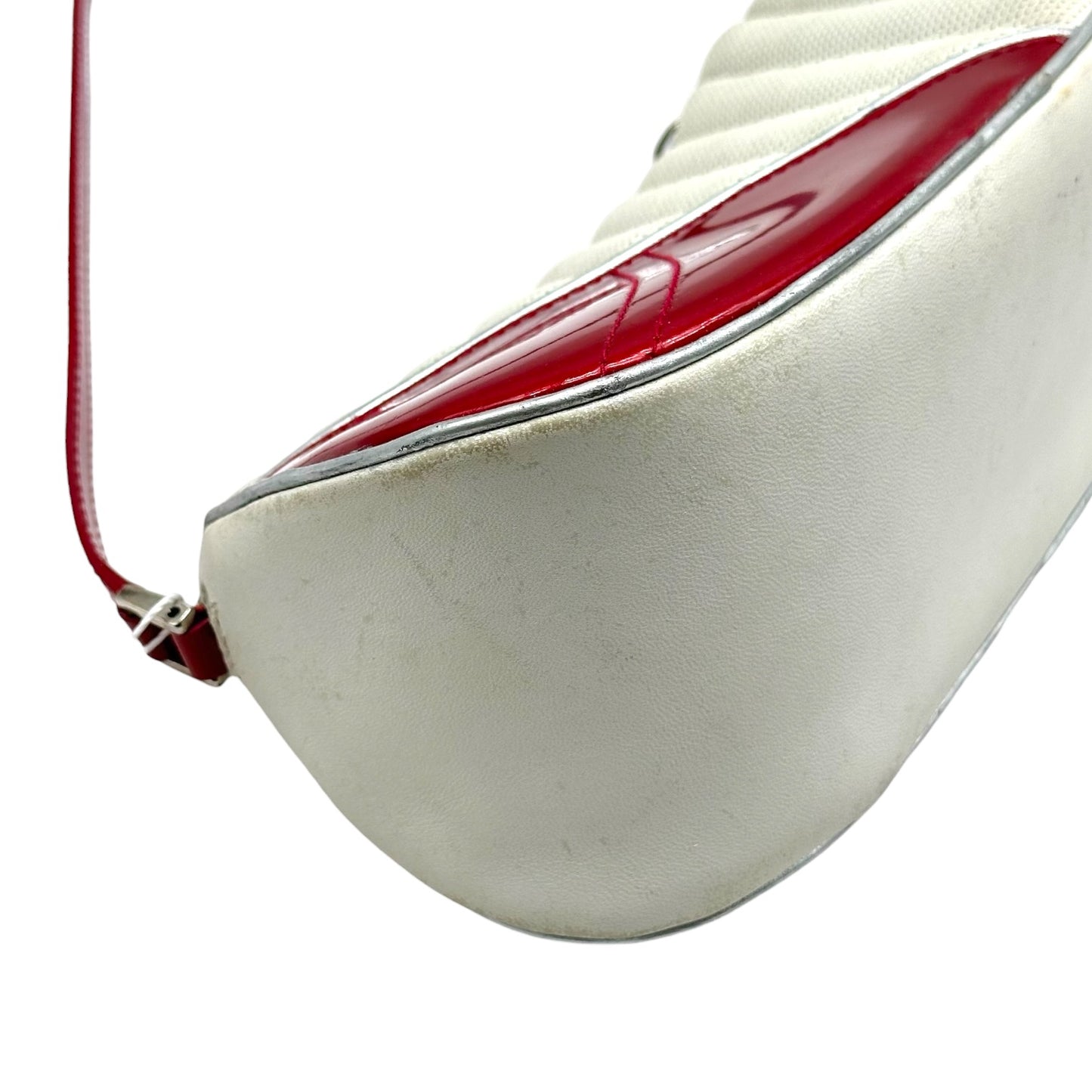 Christian Dior White Cadillac Shoulder Bag
