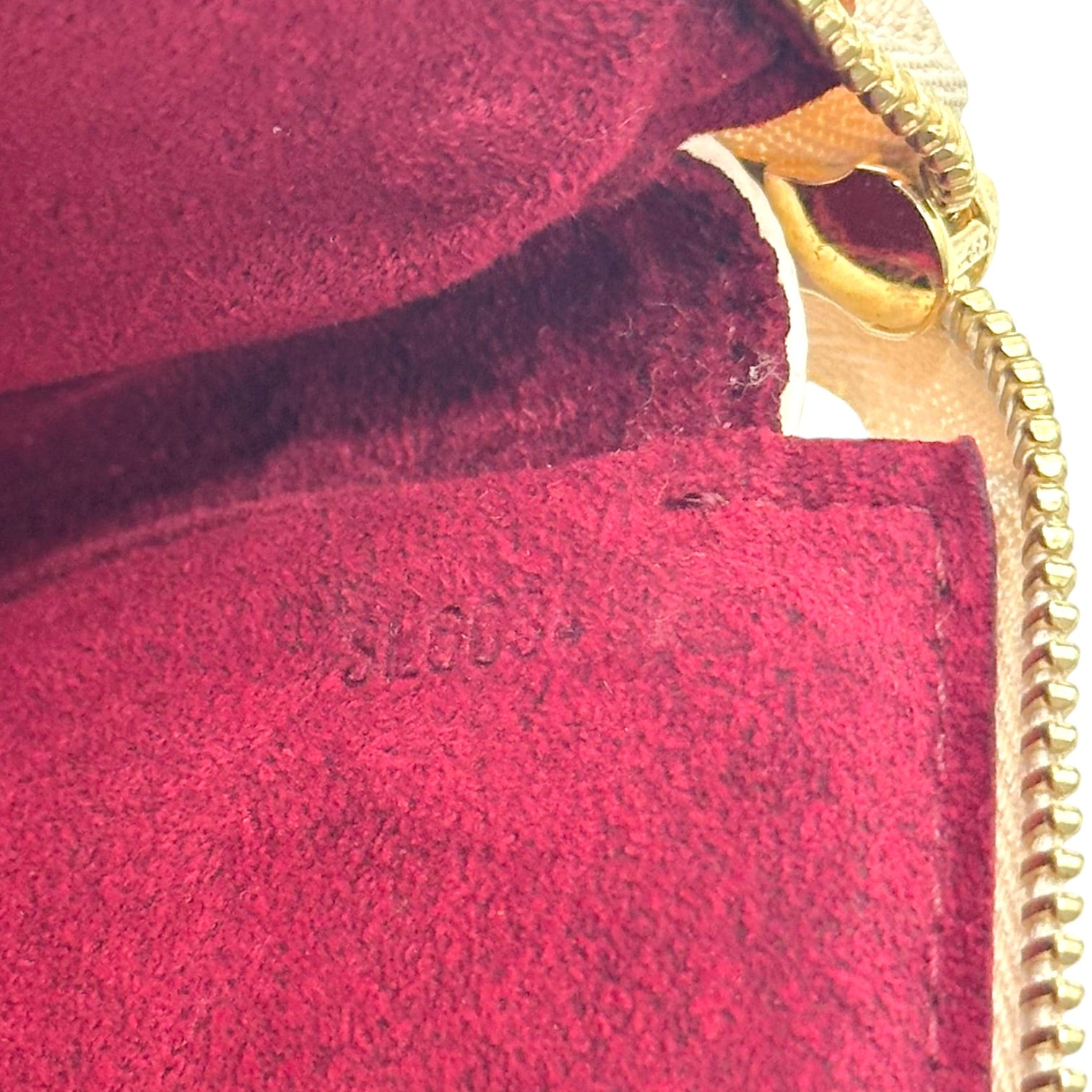 Louis Vuitton Pochette Bag White Multicolor Monogram