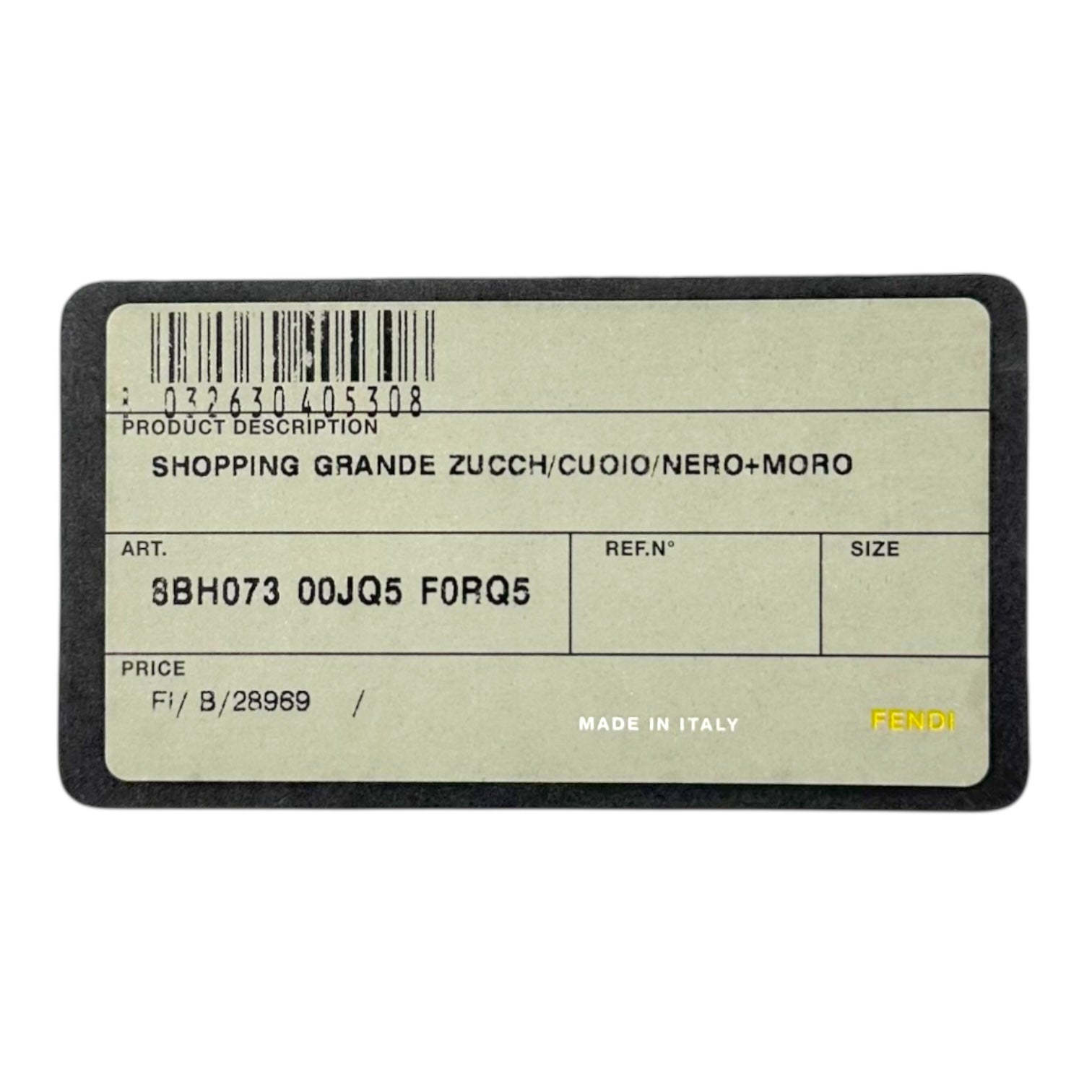 Fendi Brown & Black Zucchino Monogram Small Tote Bag - Outfit Repeater