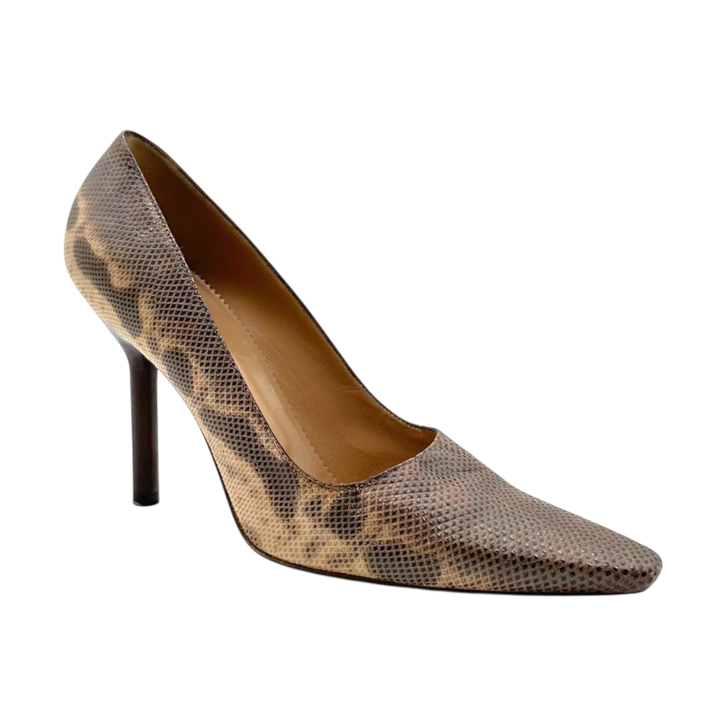 Gucci by Tom Ford Beige Snakeskin Heels