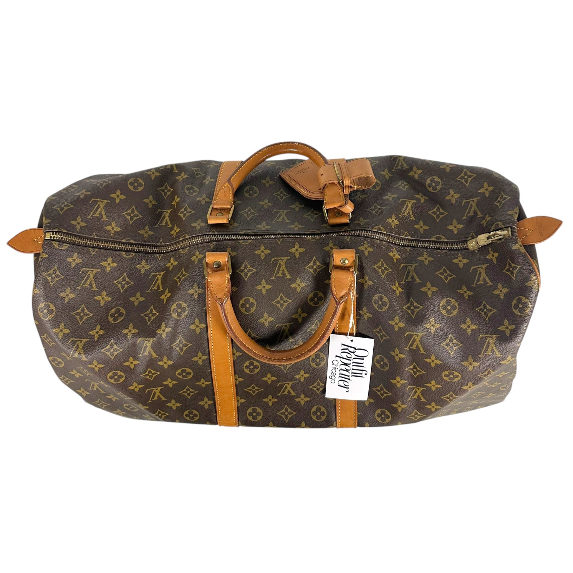 Louis Vuitton Classic Monogram Keepall 60 Duffle Bag - Outfit Repeater