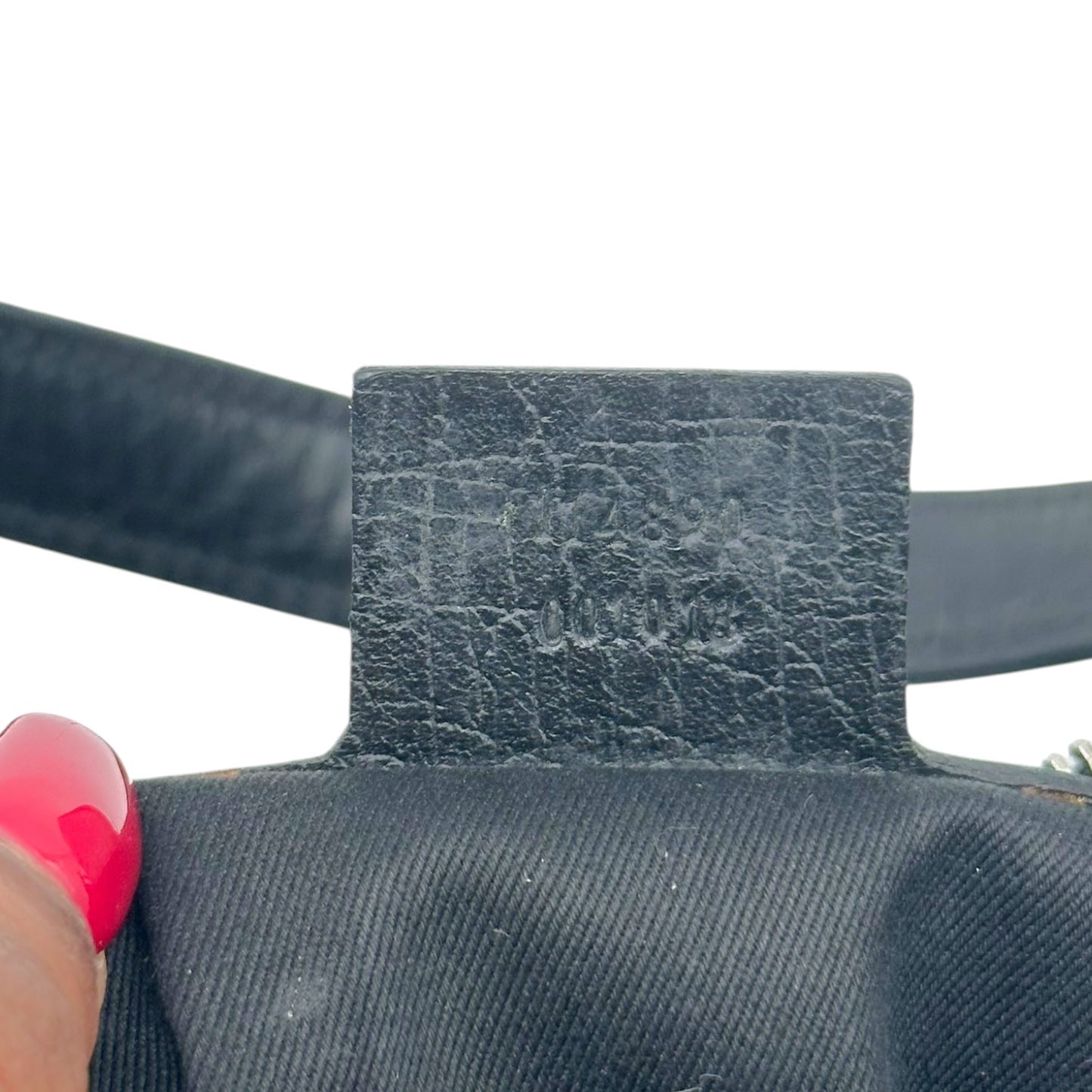 Gucci Black Monogram Canvas Horsebit Shoulder Bag