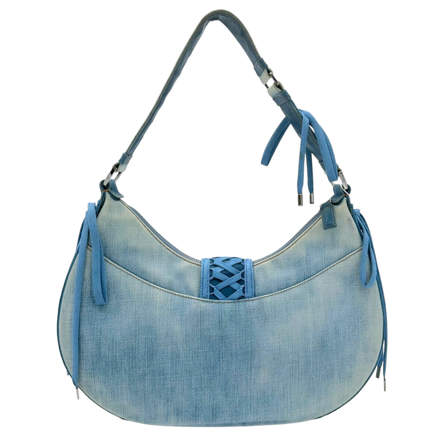 Christian Dior Light Wash Denim Admit It Shoulder Bag - Outfit Repeater