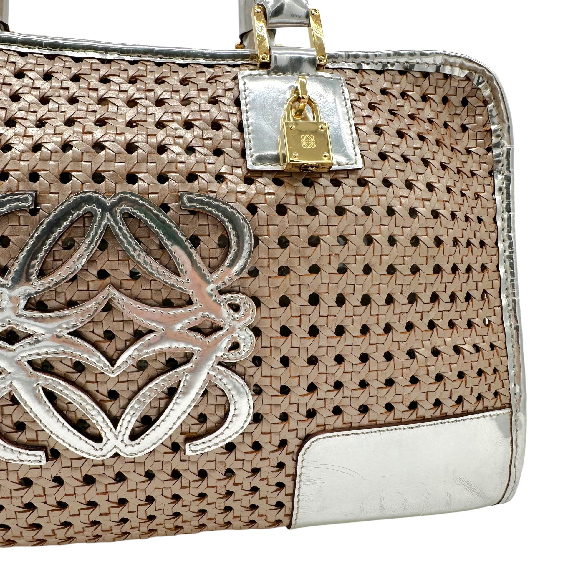 Loewe 2007 Special Edition Silver & Gold Amazona 36 Bag - Outfit Repeater