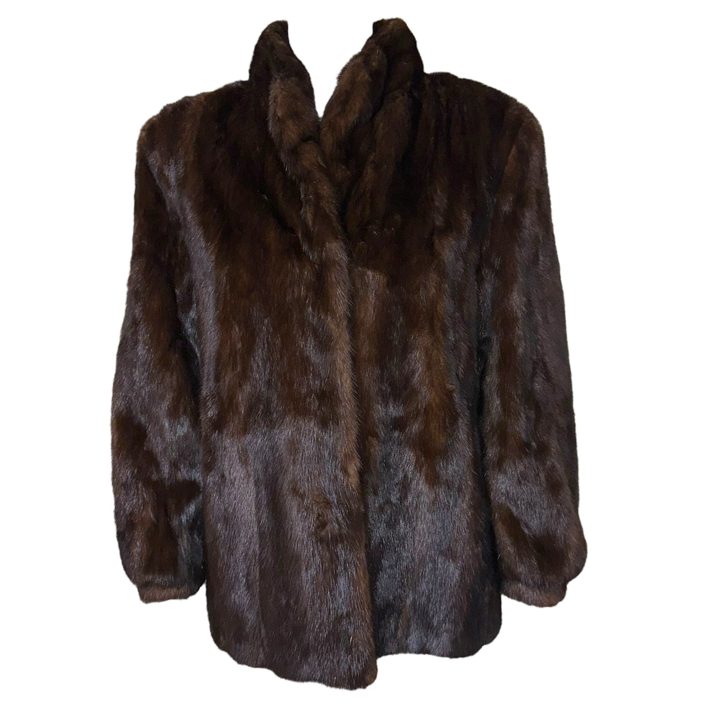 Chloe x Saga Brown Mink Fur Coat