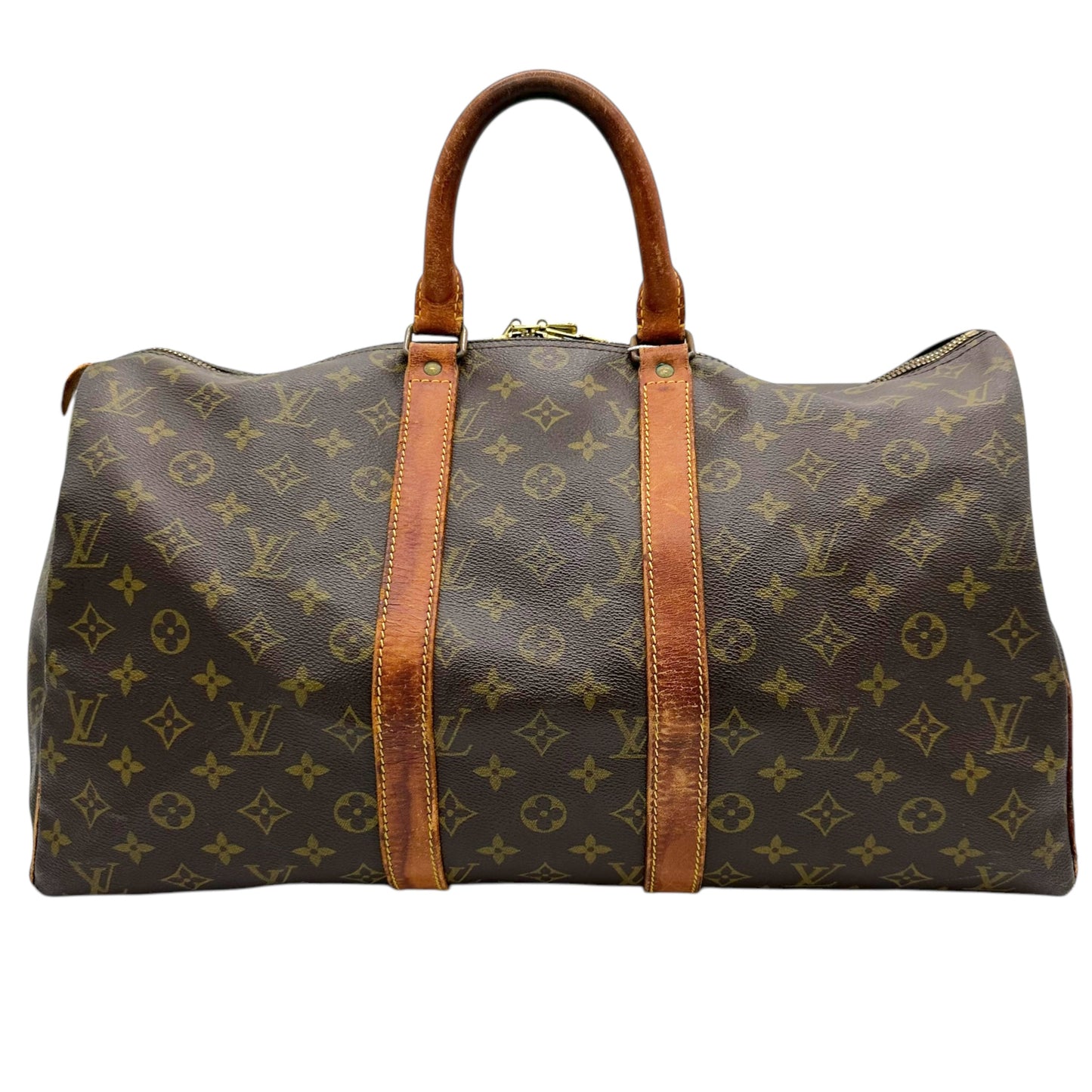 Louis Vuitton Brown Monogram Keepall 45