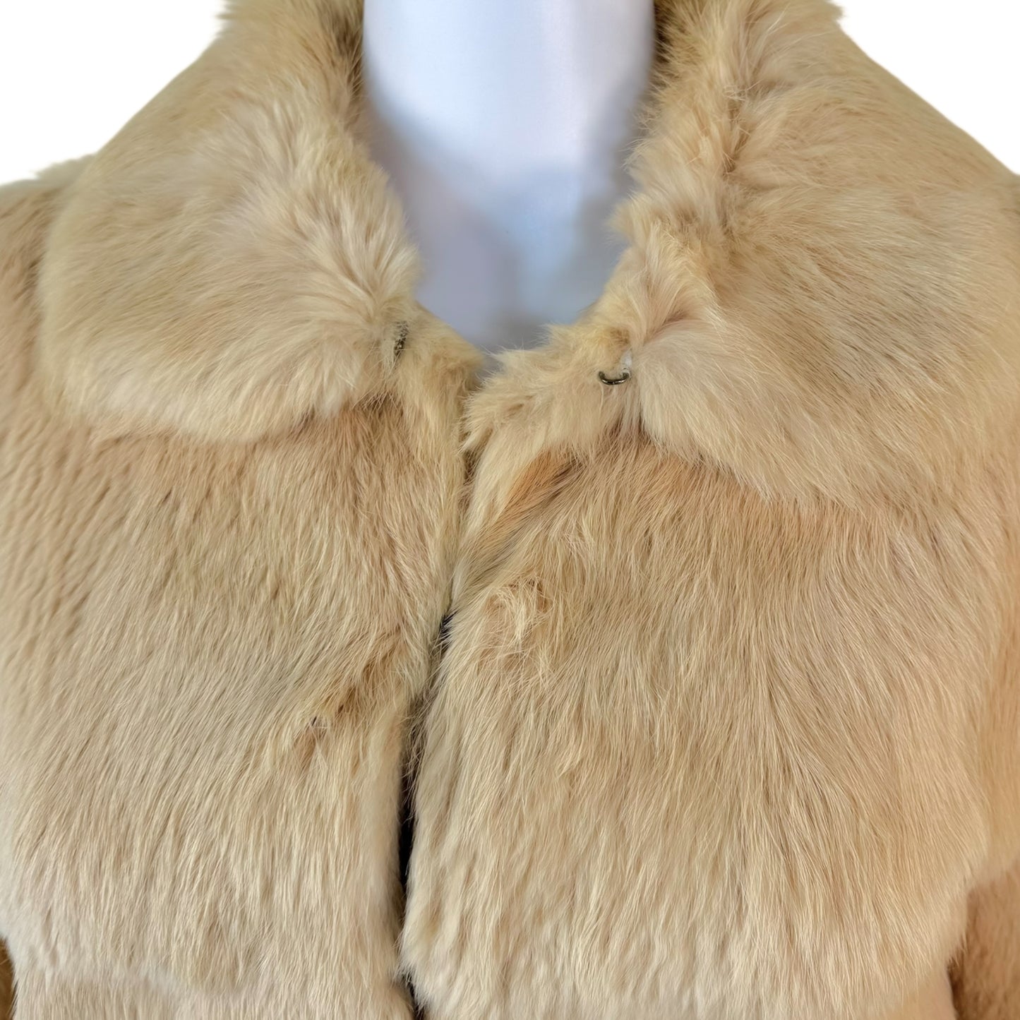 Vintage Ivory Rabbit Fur Jacket - Outfit Repeater