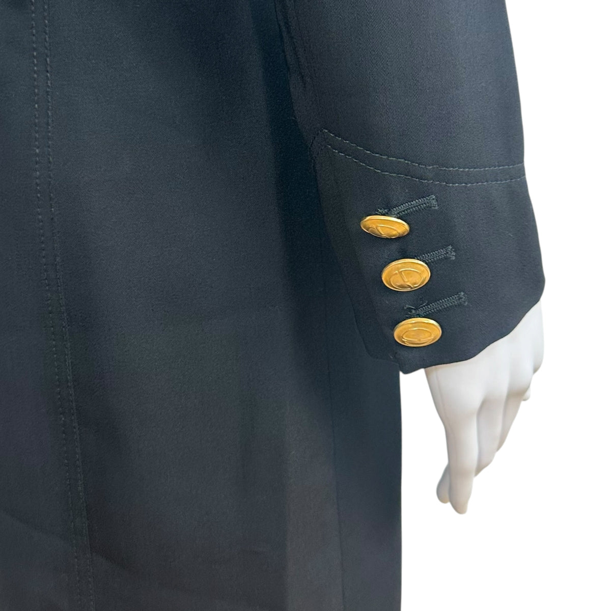 Gucci by Tom Ford F/W 1994 Black Wool Longline Blazer Jacket