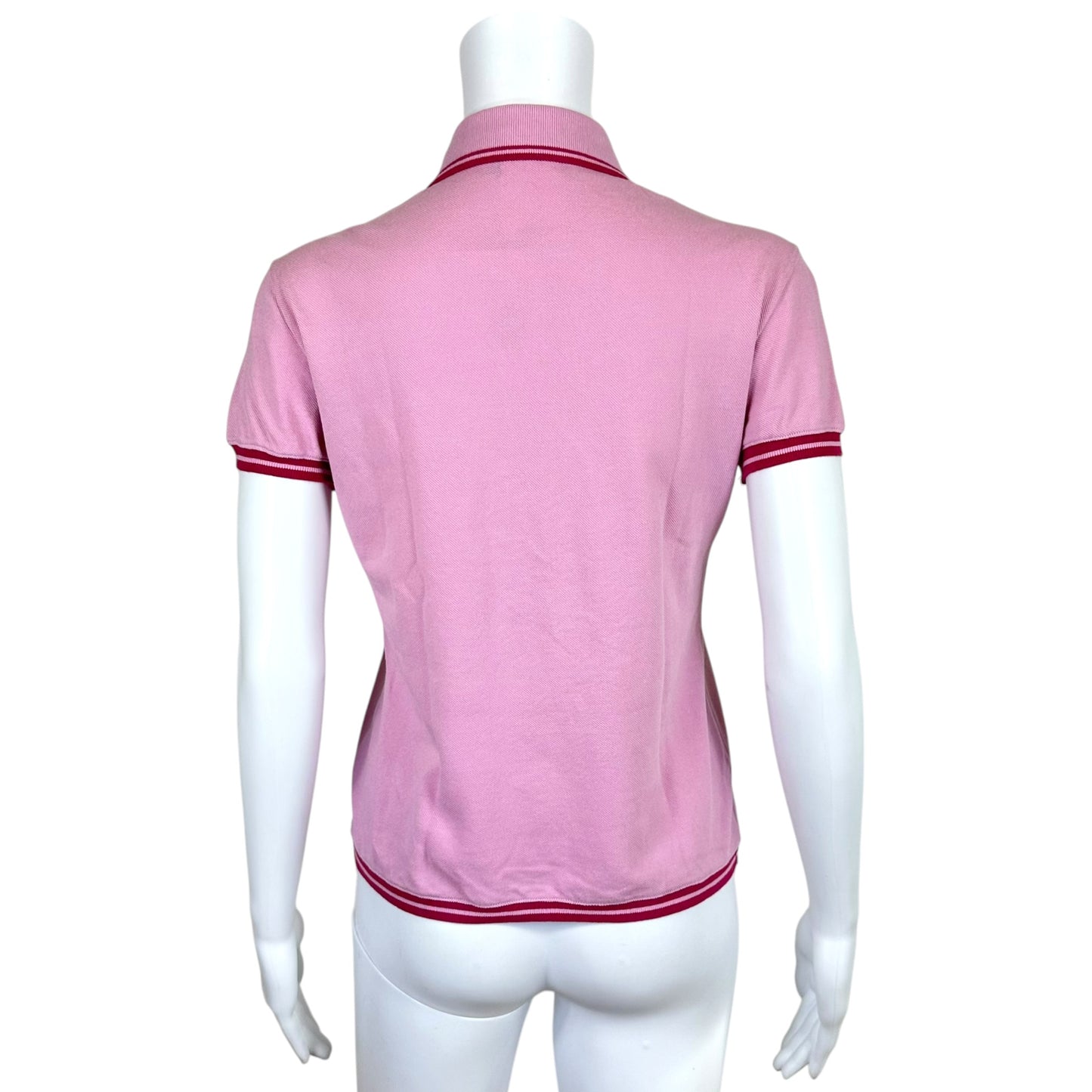 Christian Dior F/W 2004 Light Pink Short Sleeve Logo Polo
