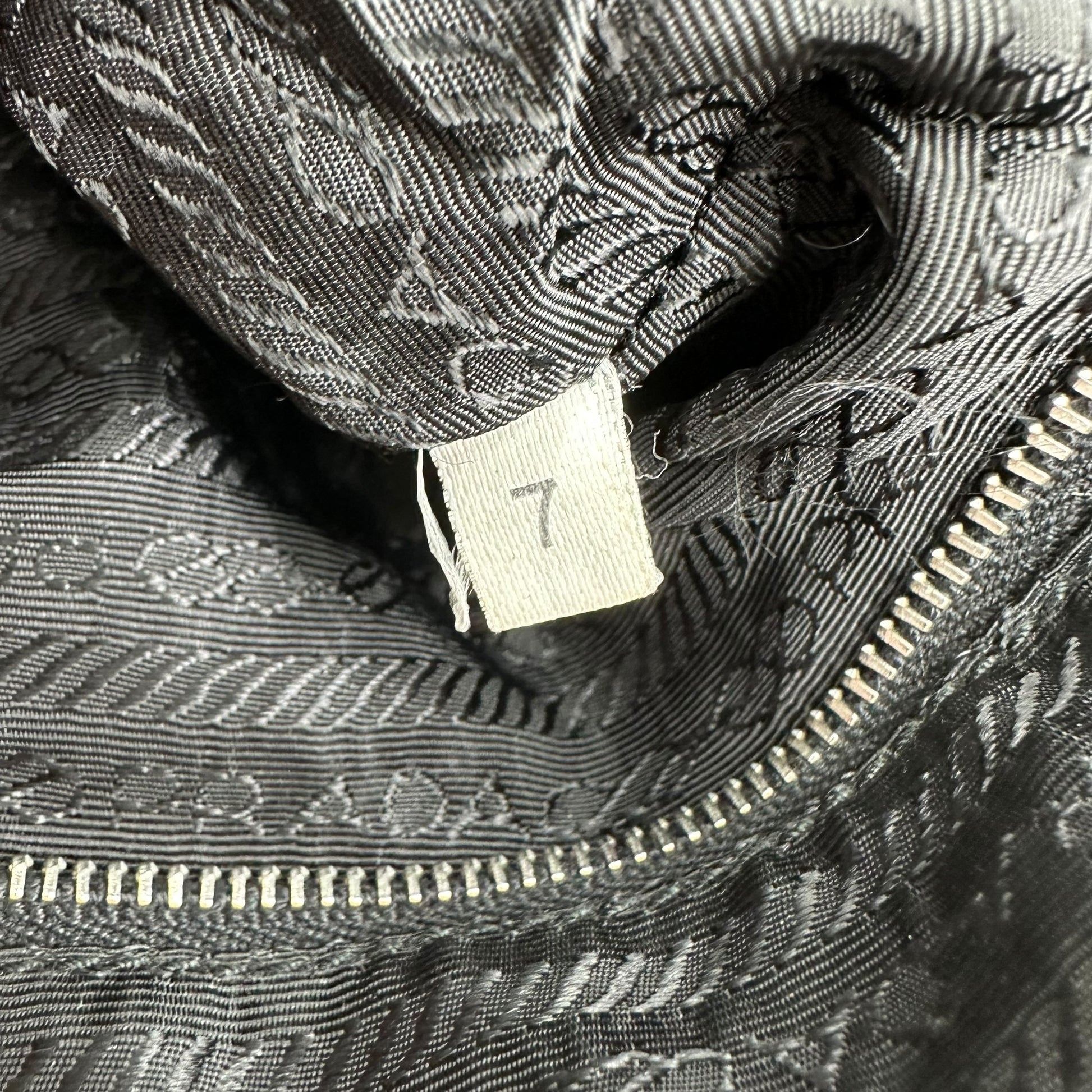 Prada Black Nylon & Red Leather Shoulder Bag - Outfit Repeater