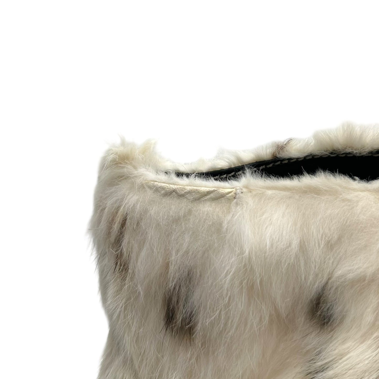 Fendi 'Lynx' Dyed Rabbit Fur Tote Bag