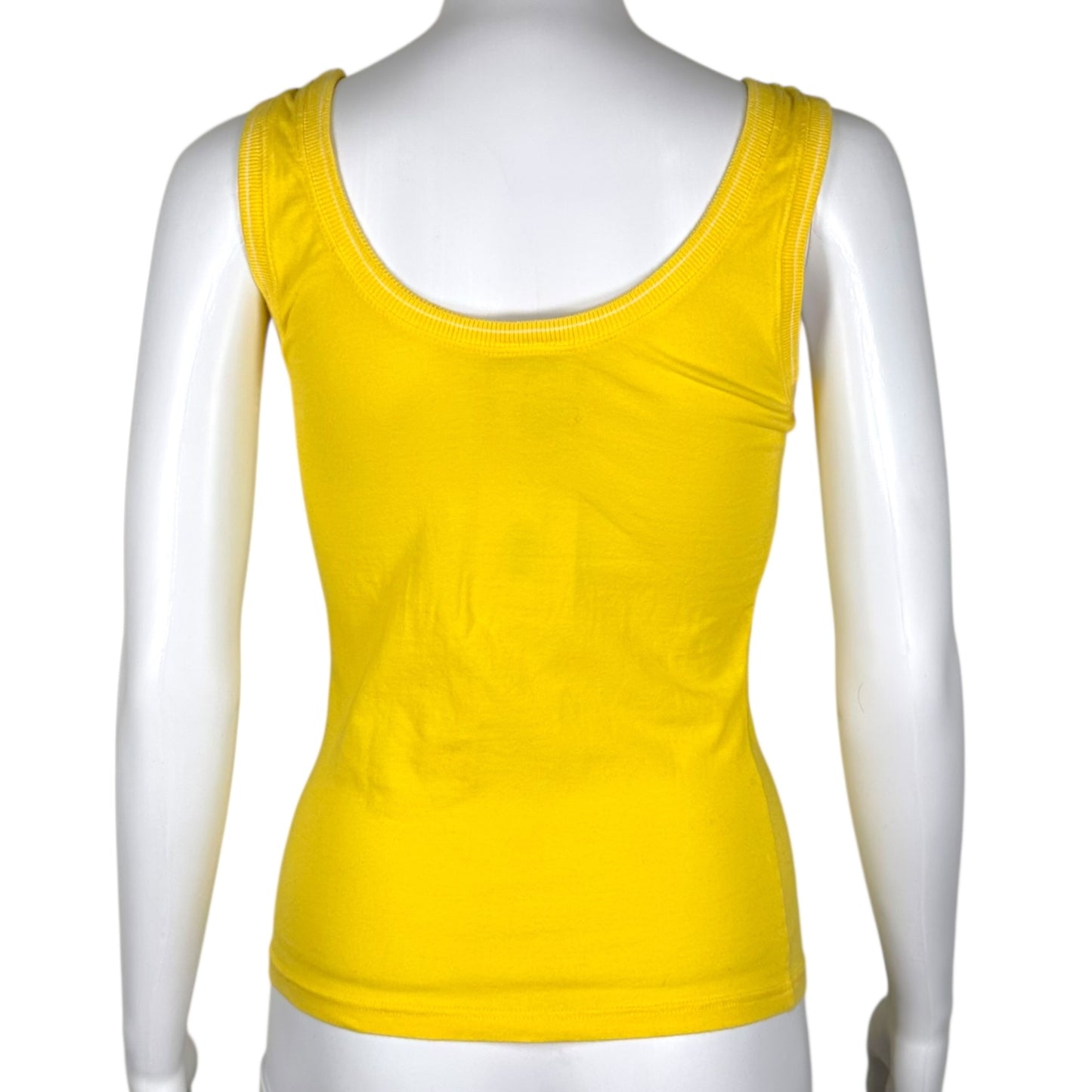 D&G Dolce & Gabbana Yellow Logo Tank