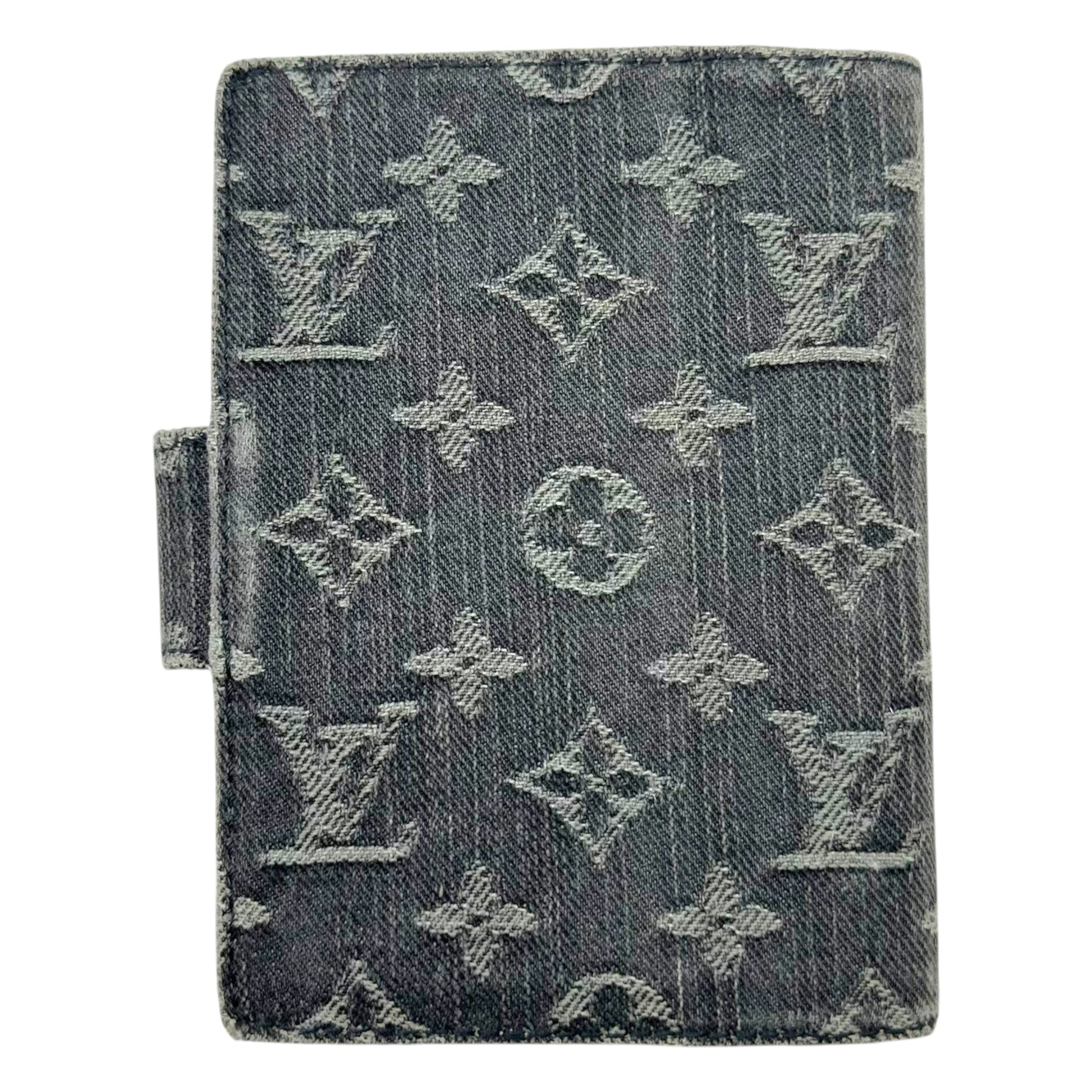 Louis Vuitton Black Denim Monogram Planner