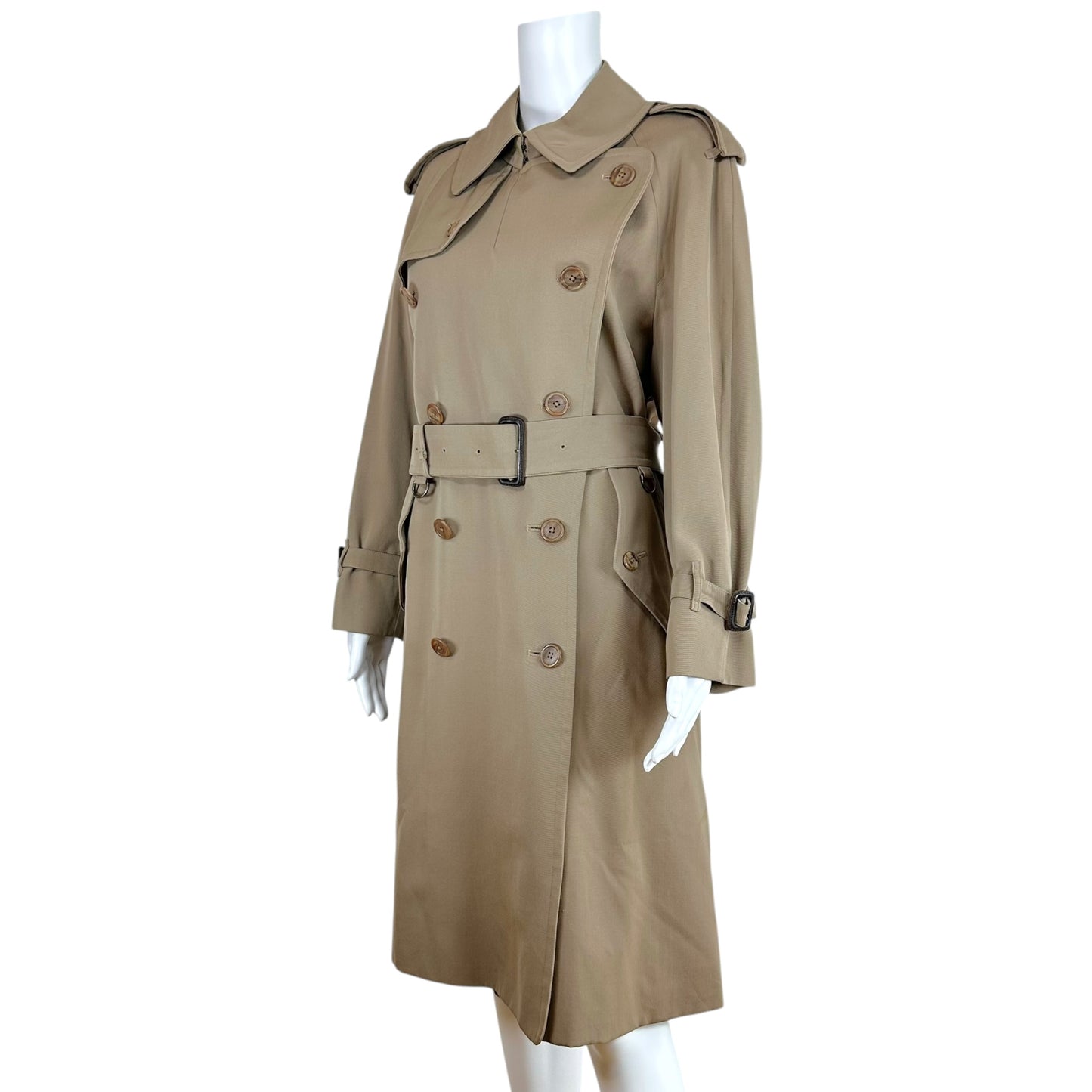 Burberry Vintage Light Brown Classic Trench Coat