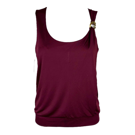 Gucci Burgundy Logo Charm Tank Top - Outfit Repeater