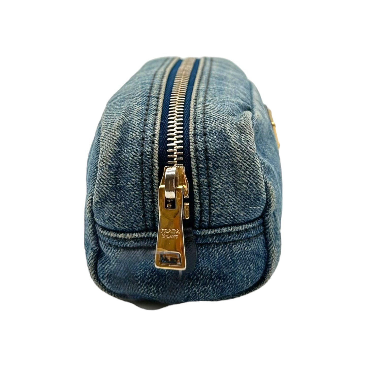 Prada Denim Cosmetic Pouch