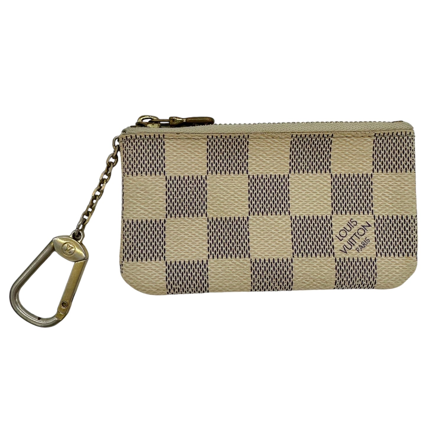 Louis Vuitton White Damier Key Pouch