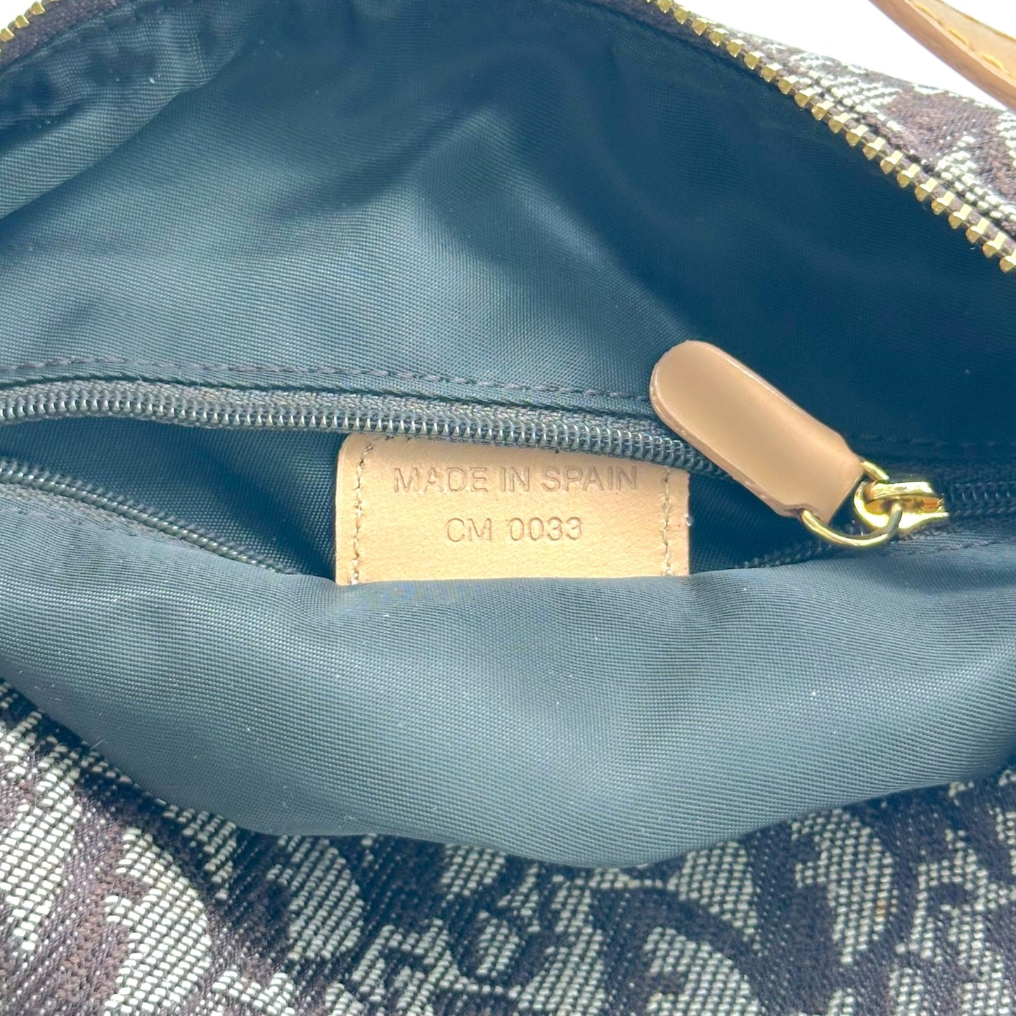 Christian Dior Pochette Bag Burgundy Trotter Monogram