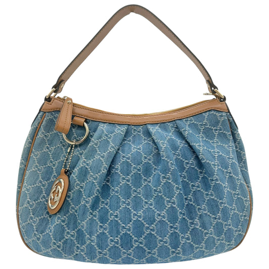 Gucci Denim Monogram Sukey Hobo Bag - Outfit Repeater