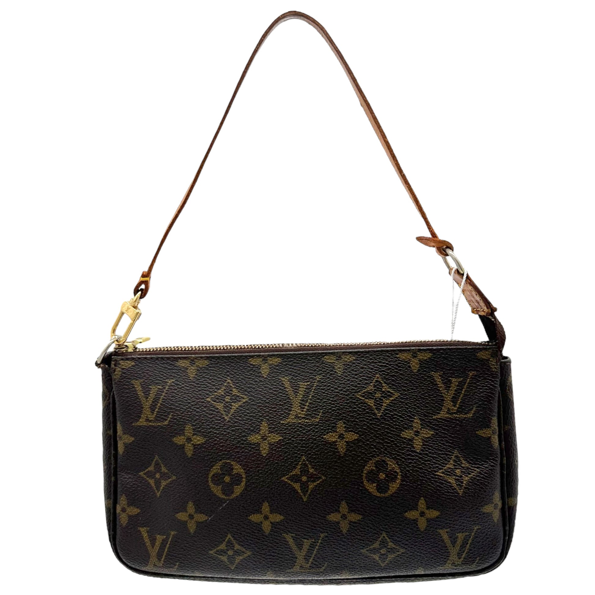 Louis Vuitton Brown Monogram Pochette Bag - Outfit Repeater