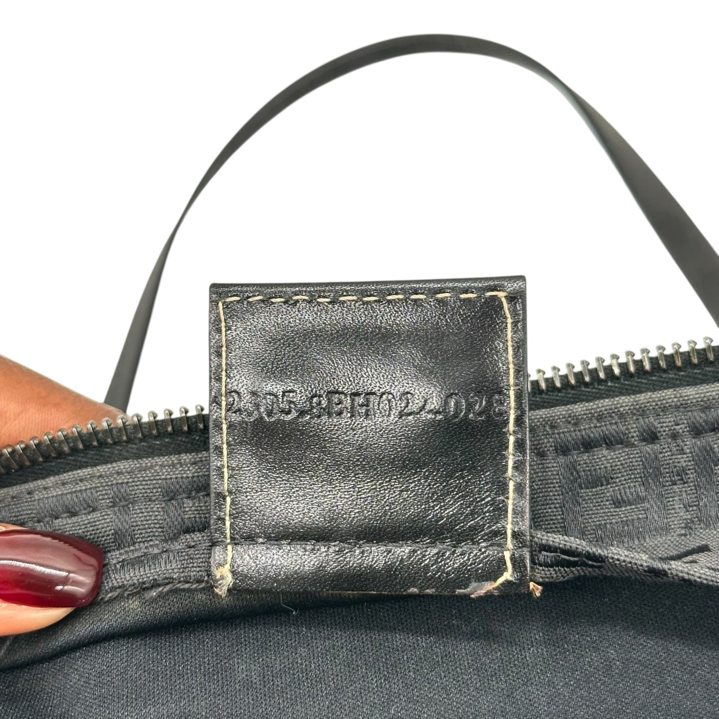 Fendi Black Zucchino Monogram Mini Tote Bag - Outfit Repeater