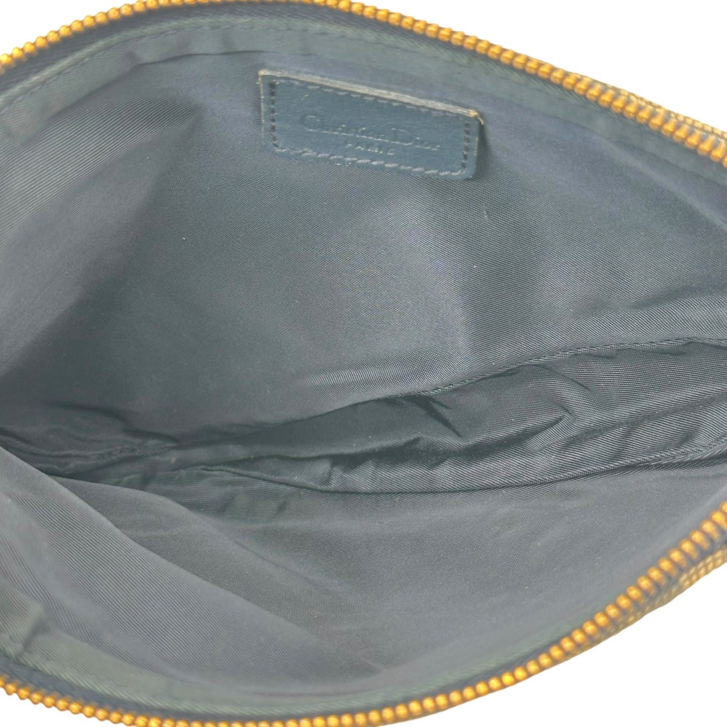 Christian Dior Navy Blue Trotter Monogram Mini Saddle Bag - Outfit Repeater