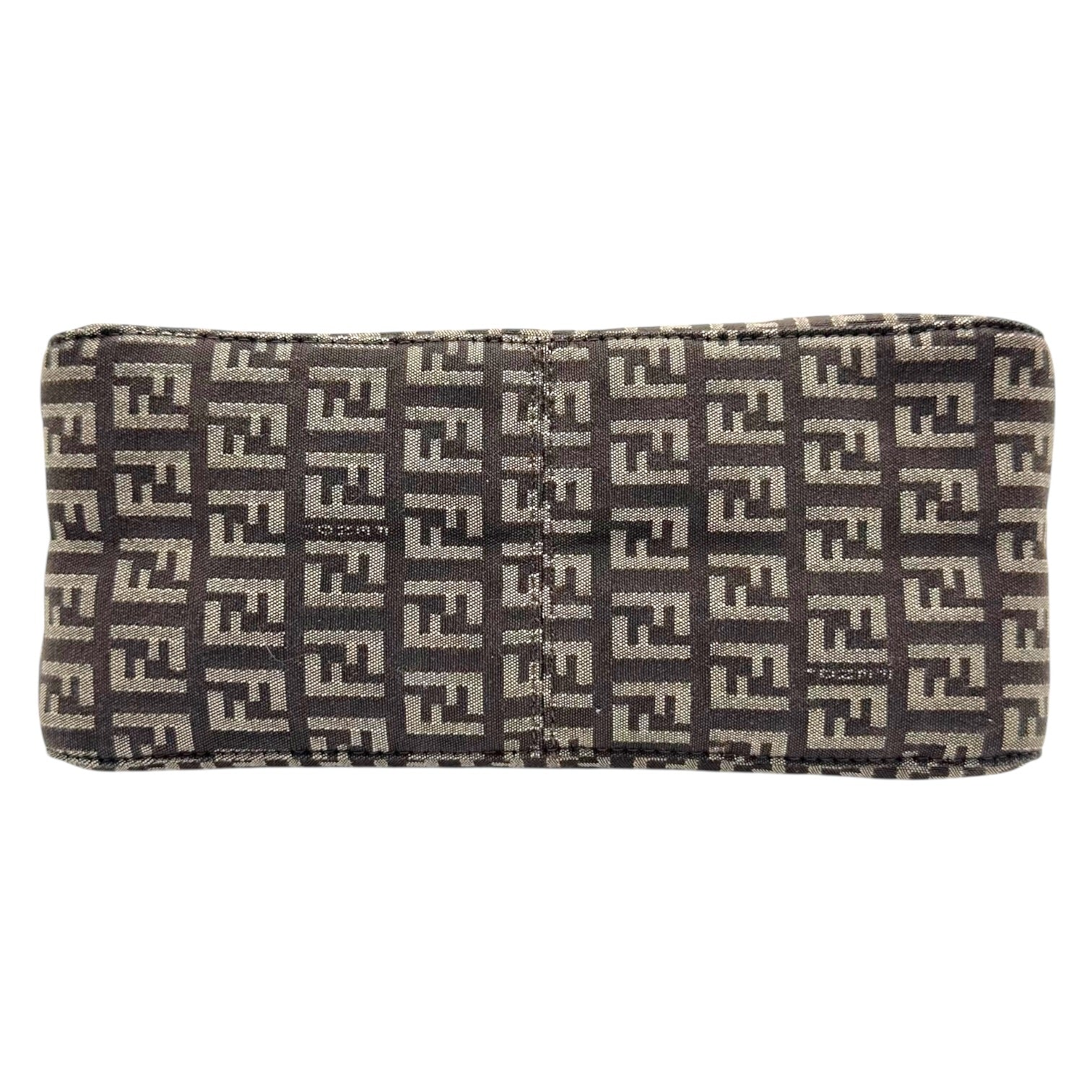Fendi Pochette Mini Bag Brown Tan Zucchino Monogram