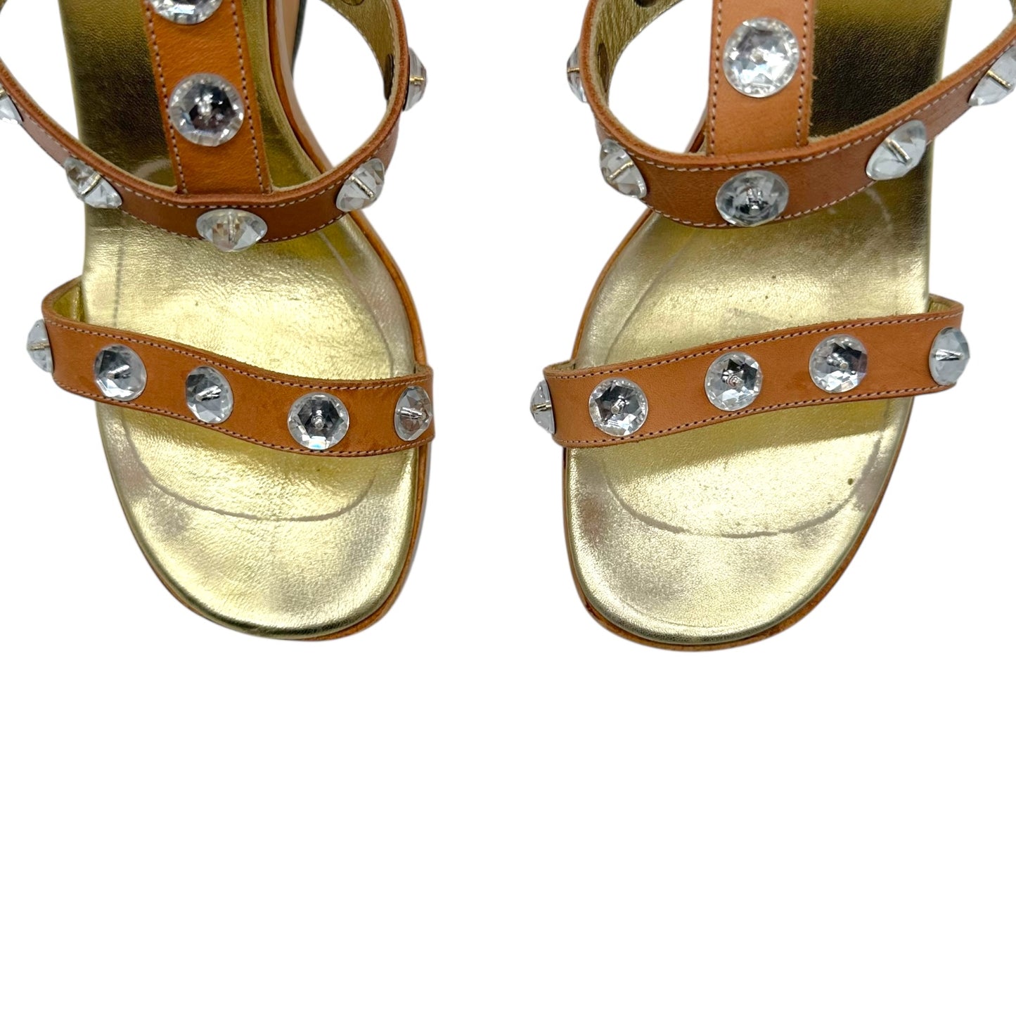 Just Cavalli Roberto Cavalli Crystal Embellished Wedge Heels - Outfit Repeater