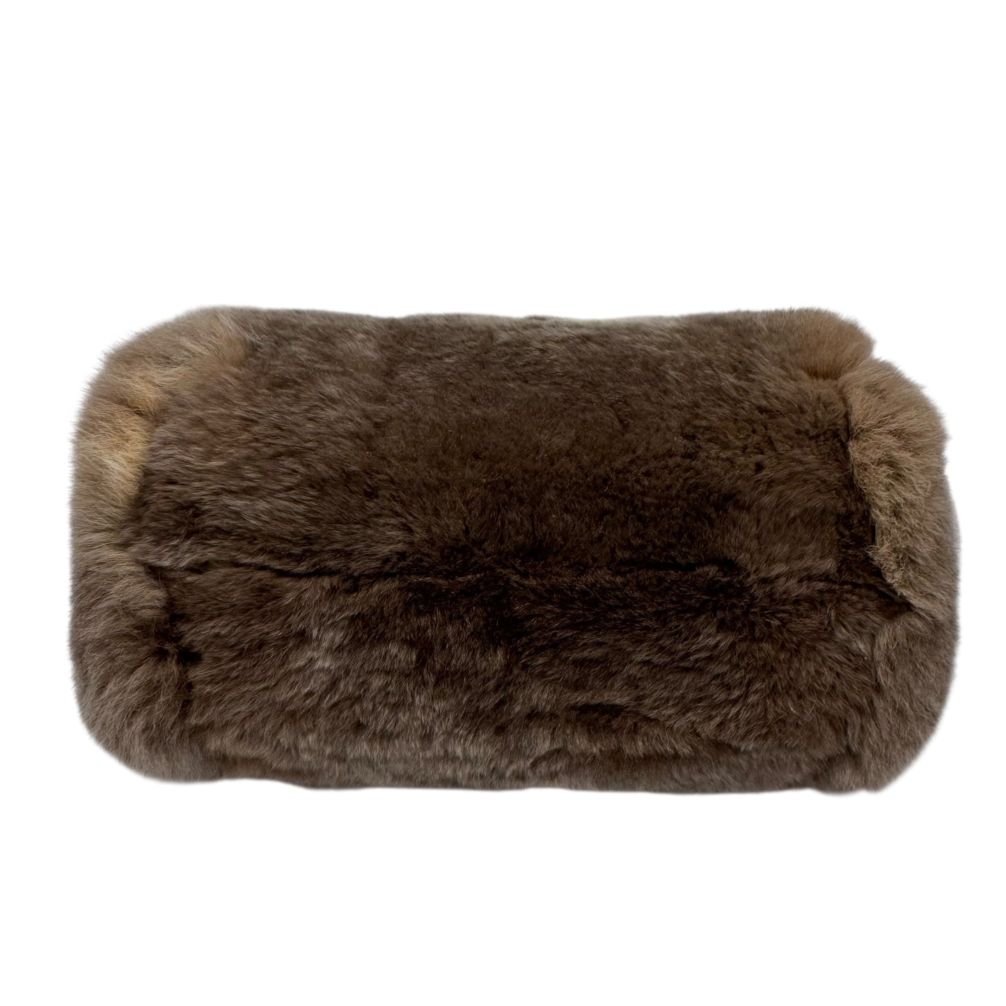 Chanel Brown Rabbit Fur Clutch on Chain Bag 2004-05 - Outfit Repeater