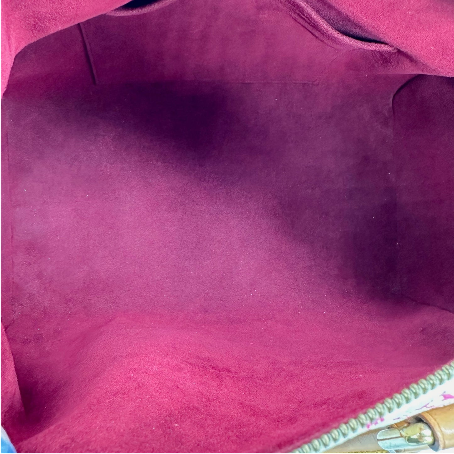 Louis Vuitton White Multicolor Monogram Speedy 30 Bag - Outfit Repeater