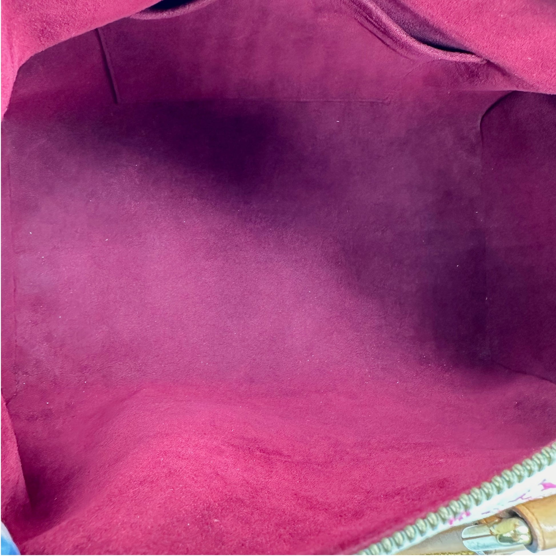 Louis Vuitton White Multicolor Monogram Speedy 30 Bag - Outfit Repeater