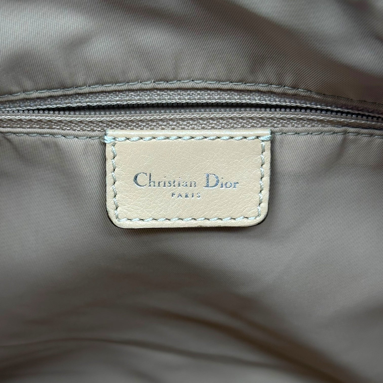 Christian Dior Tan Trotter Monogram Satchel Messenger Bag - Outfit Repeater