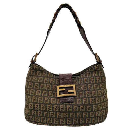 Fendi Multicolor Zucchino Braided Strap Shoulder Bag - Outfit Repeater