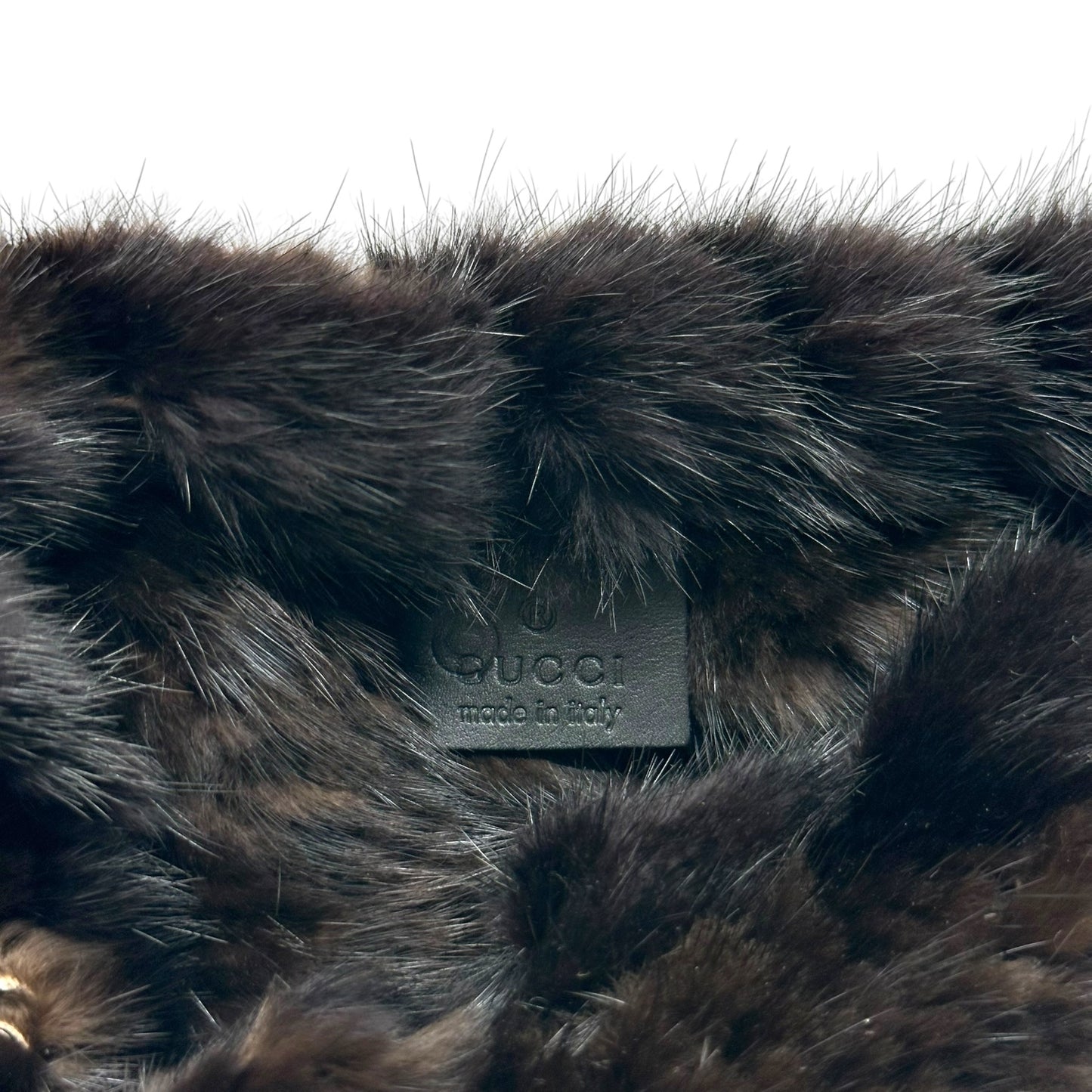 Gucci By Tom Ford Mink Fur Clutch Bag