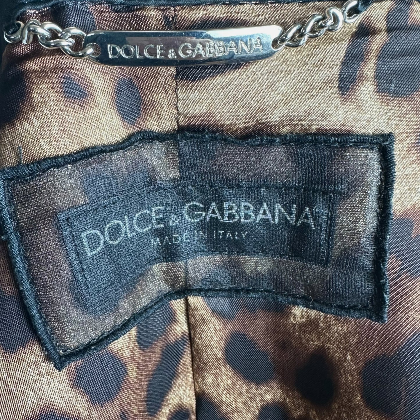 Dolce & Gabbana Black Trench Coat Double-Breasted Belted