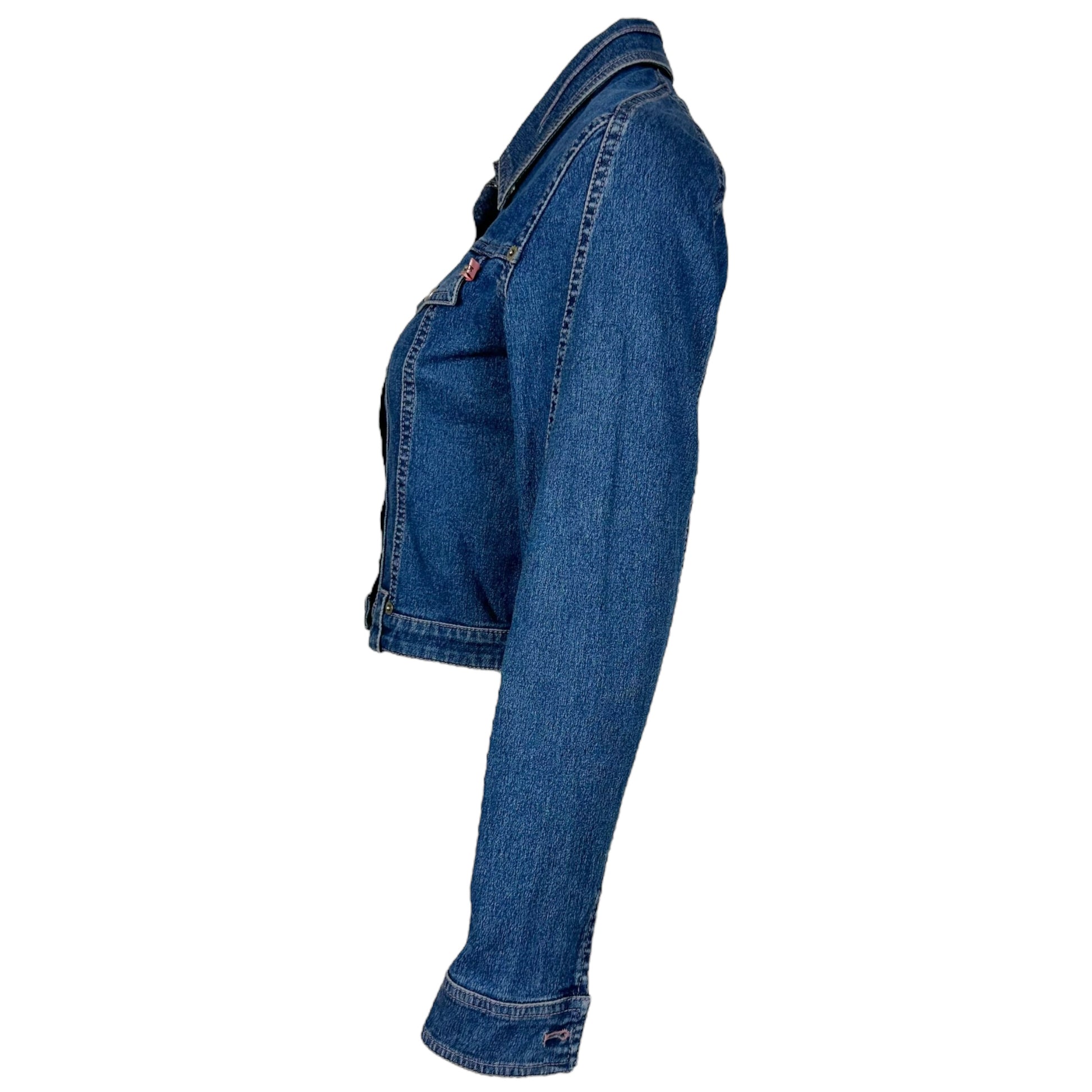 Christian Dior S/S 2003 Blue Denim Cropped Jacket - Outfit Repeater