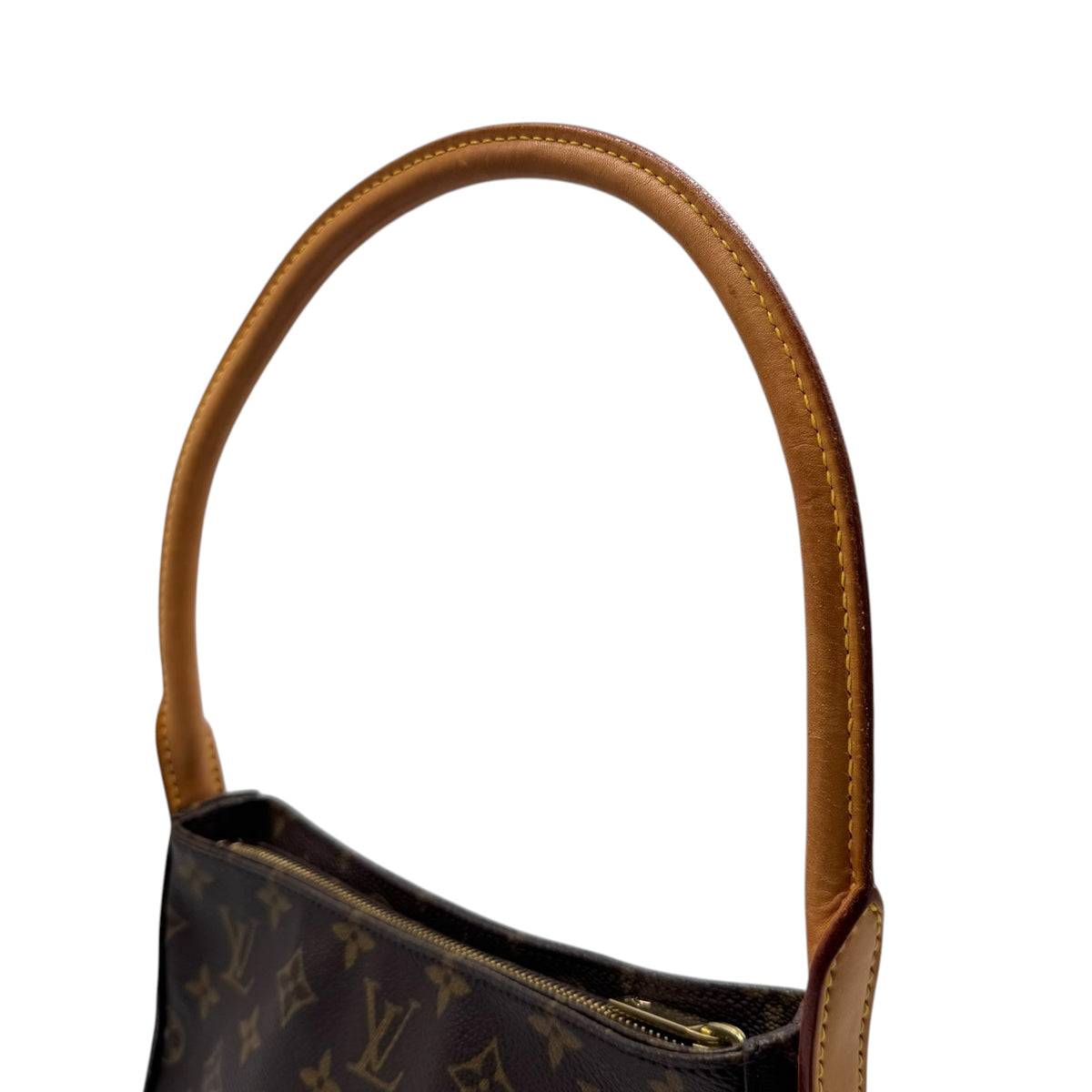 Louis Vuitton Shoulder Bag Classic Monogram Brown Leather